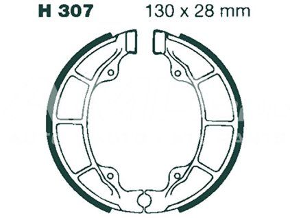 brzdové čeľuste Honda H307