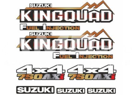 Sada nálepiek Suzuki Kingquad 750