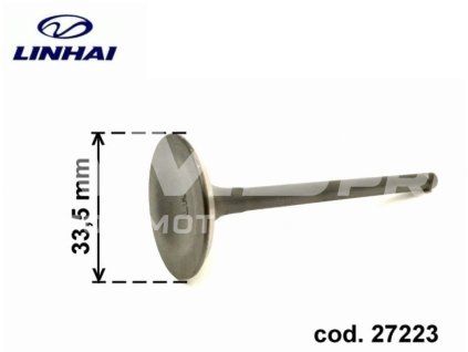 Výfukový ventil Linhai 400 27223