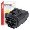 Sada elektrických konektorov vodotesných 8 PIN 2,2 mm AMiO-04350