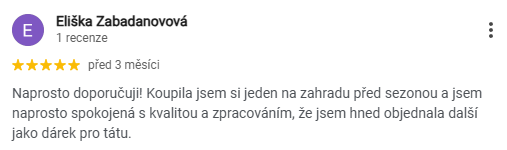 Google recenze Eliška Zabadanovová na kanystr No-Spill