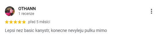 Google recenze OTHANN na kanystr No-Spill