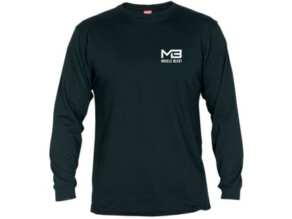 Muscle Beast pánske tričko s dlhým rukávom - Size XL Black