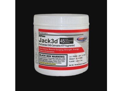 USP Labs - Jack3d Old USA Version 250 g (Příchuť Citrón-Limetka)