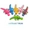 Krokodýl 14cm - různé barvy
