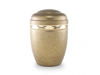 Lacná urna na popol - zlatá