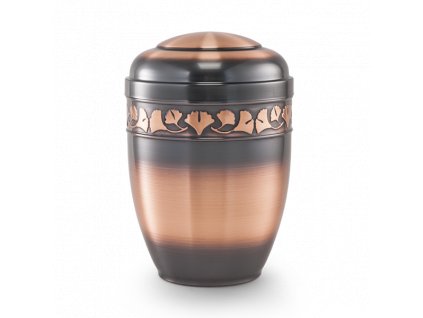 Urna do hrobu z materialu meď