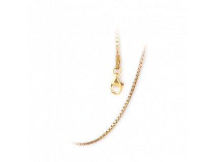 Pozlátená retiazka na smútočný šperk