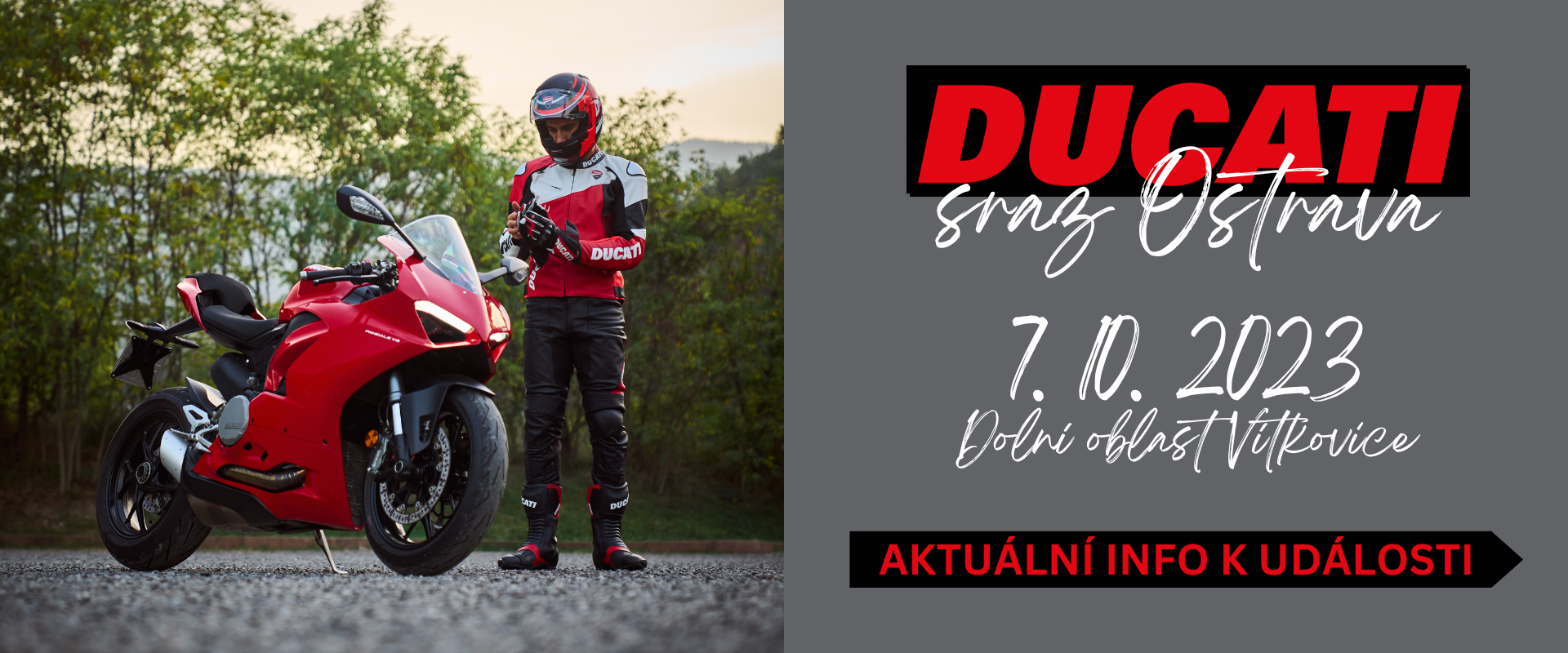 Ducati sraz Ostrava - Ukončení sezóny - 7. 10. 2023