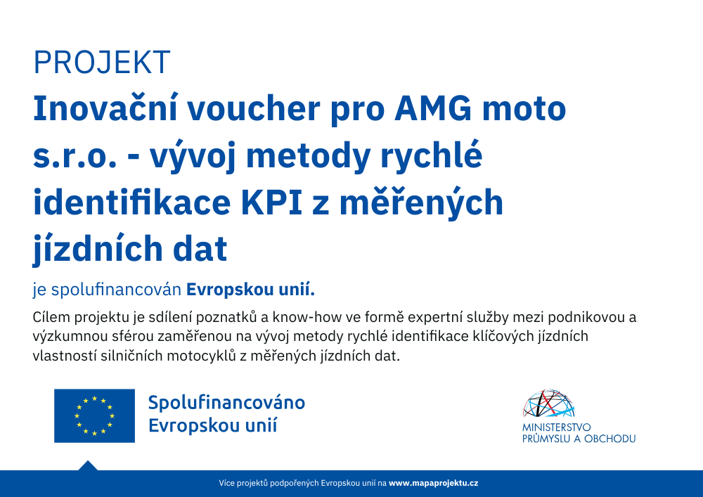 Inovační projekt pro AMG moto s podporou EU
