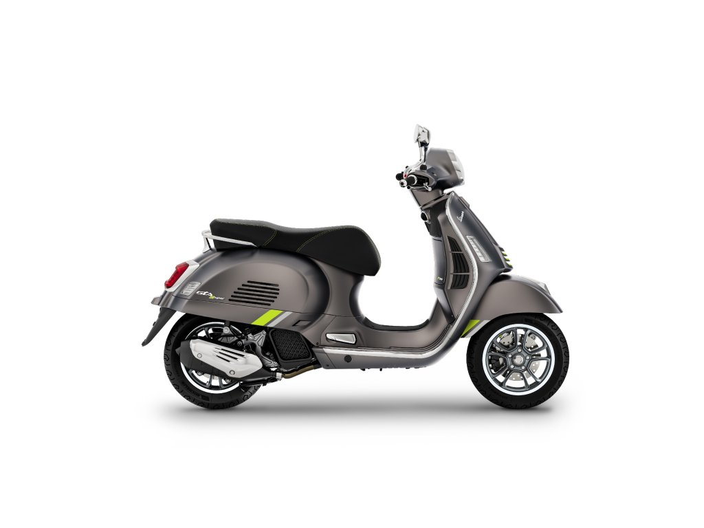 Vespa GTS Supertech Grigio Ottimista 125 Lat dx