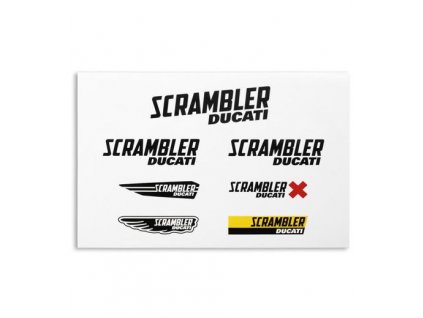 Samolepky Scrambler Ducati Multi Logo