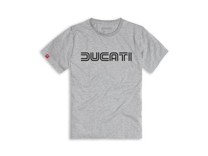 Tričko Ducatiana 80s šedé