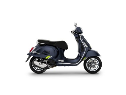 Vespa GTS Supertech Blu Energico 125 Lat dx