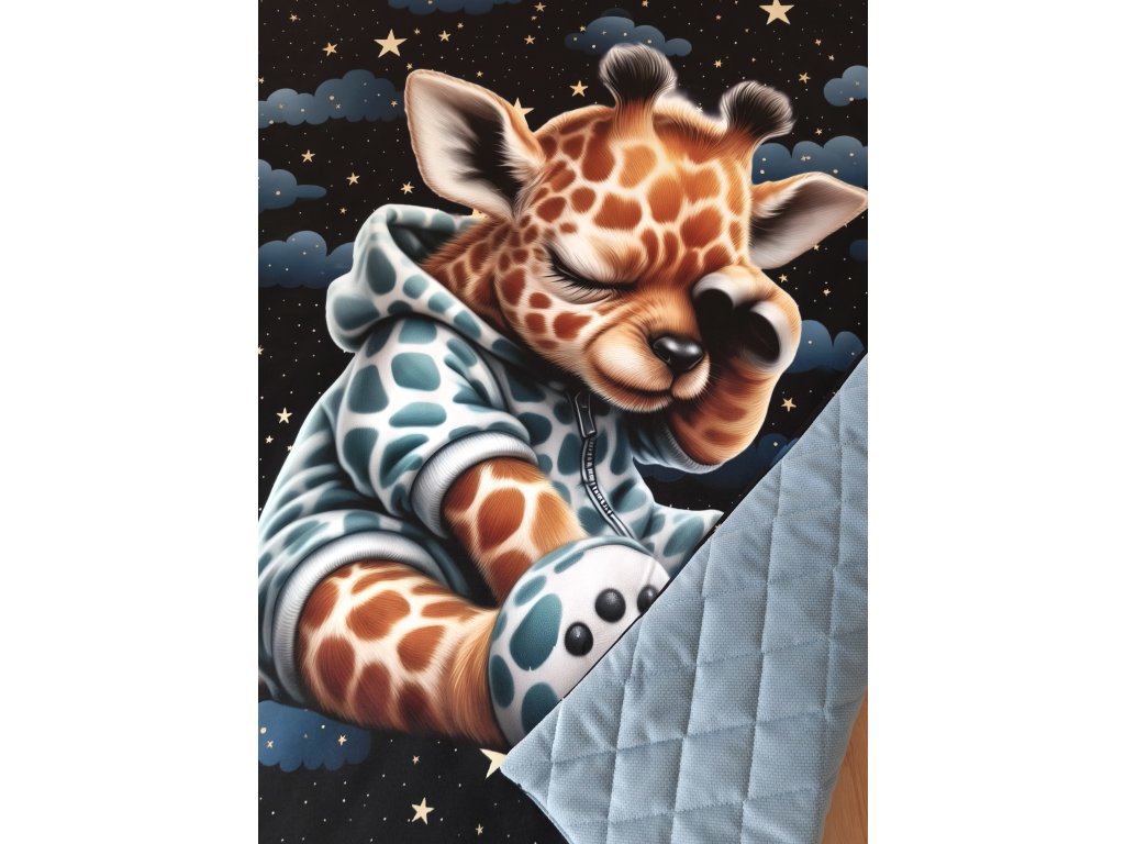 Deka do kočárku - žirafa