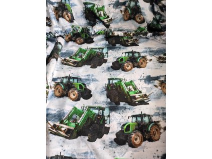PROSTĚRADLO – MOTIV TRAKTOR