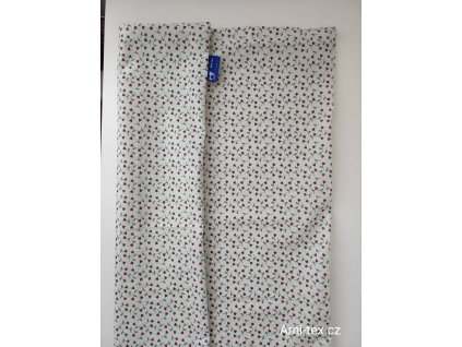 POVLAK NA POLŠTÁŘ - MOTIV DROBNÉ SRDÍČKOVÉ KVÍTKY