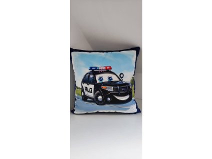 POLŠTÁŘEK VELUROVÝ -POLICEJNÍ AUTO