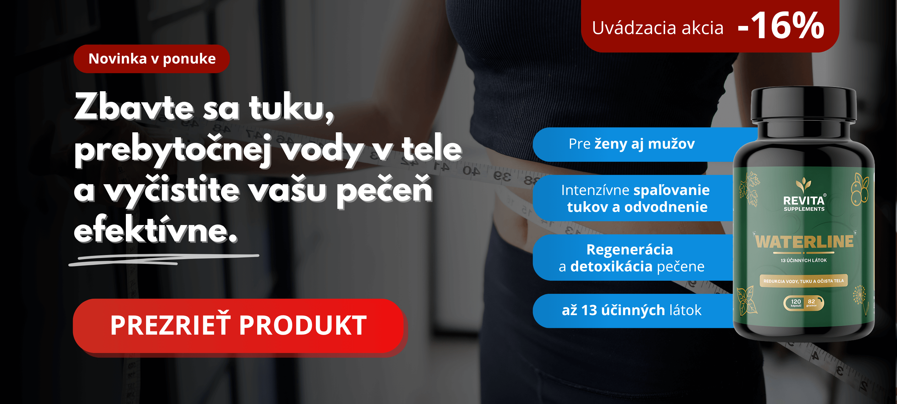 Waterline - efektívny spaľovač tukov a odvodňovač