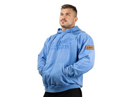 LEGAL POWER - LP LIMITS mikina s kapucňou - farba blue