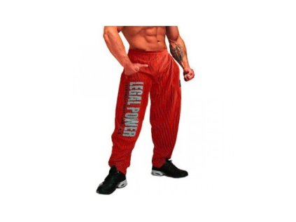 LEGAL POWER - Tepláky Boston - červené