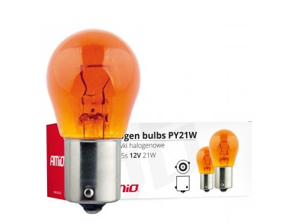 Halogenová žárovka PY21W BAU15s 12V 21W AMBER