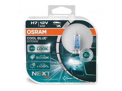 Halogenová žárovka Osram H7 12V 55W PX26d Cool Blue Cool Blue NEXT GEN 2 ks