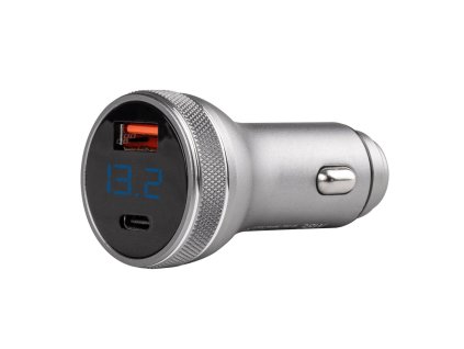 23397 usb nabijecka s voltmetrem 38w pch pro 06 usb usb c 12 24v