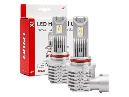 LED žárovky hlavního svícení X1 Series HB3 9005 AMiO