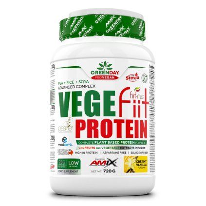 GreenDay Vegefiit Protein Creamy vanilla (Hmotnost 720g)