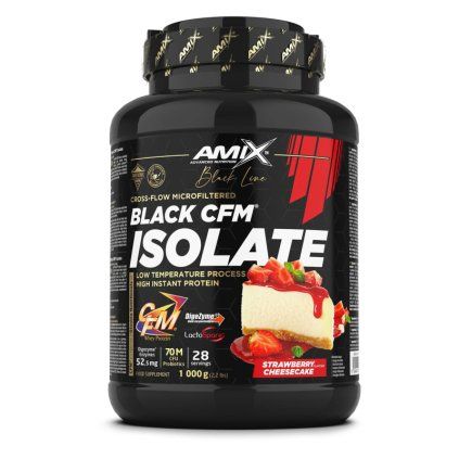 Black Line Black CFM Isolate Jahoda & CheeseCake (Hmotnost 1000g)