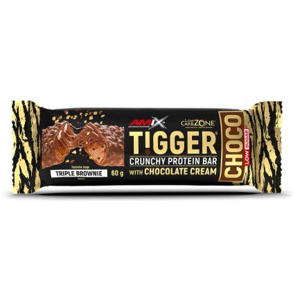 TiggerZero CHOCO Protein Bar Triple Brownie (Hmotnost 60g)