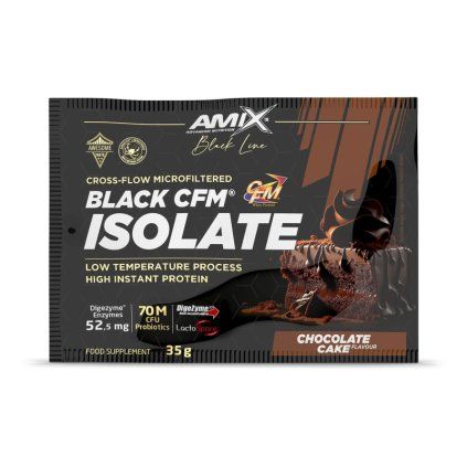 Black Line Black CFM Isolate Chocolate Cake (Hmotnost 35g)