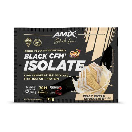 Black Line Black CFM Isolate Milky White Chocolate (Hmotnost 35g)