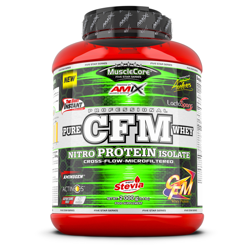 MuscleCore MuscleCore® DW - CFM Nitro® Whey with ActiNOS® double chocolate Hmotnost: 2000g