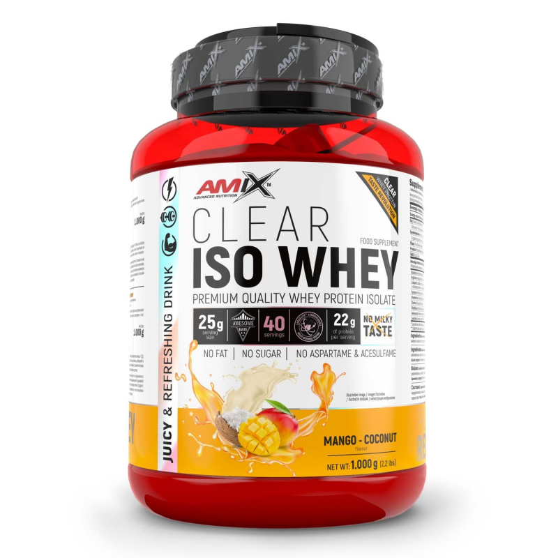 Amix Nutrition Clear Iso Whey Mango-Coconut Hmotnost: 1000g
