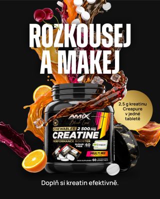 Konec s odměrkama, mícháním a šejkry - jednoduše rozkousej a dej si do těla. 💪 V každý AMIX tabletě najdeš 2,5 gramu...