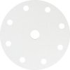 Brusný kotouč 9 děr, d=125 mm, P80, White Line - bal. 50 ks