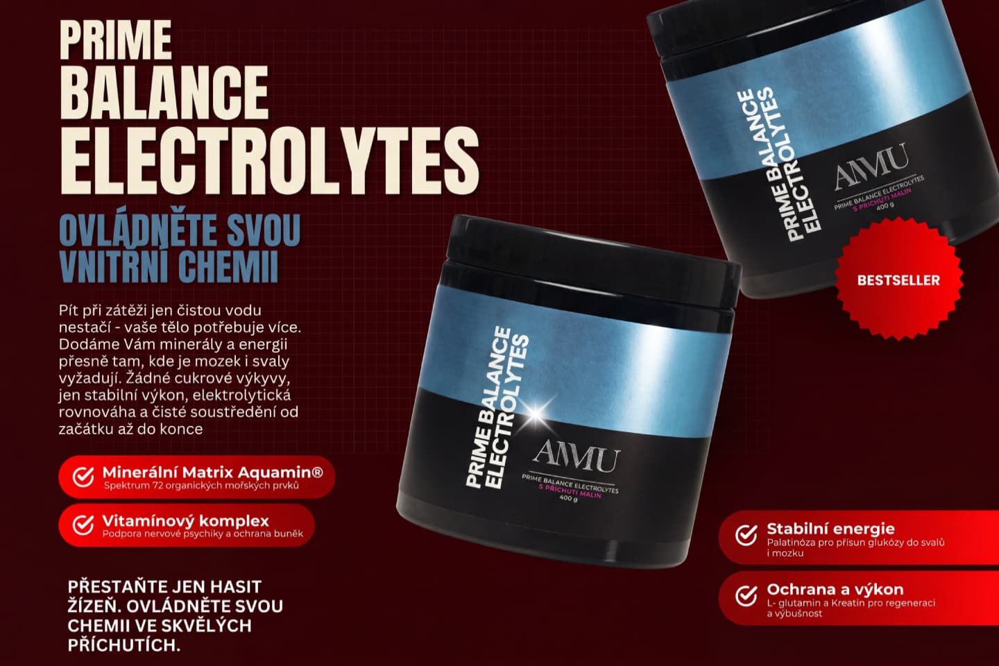 Prime balance electrolytes