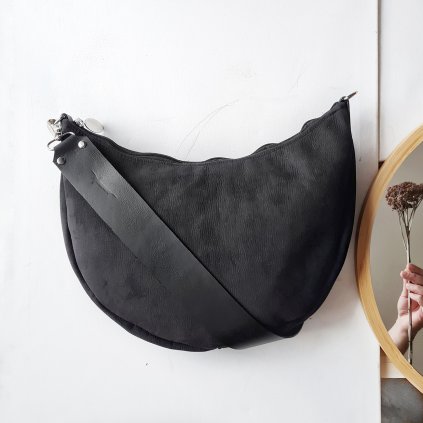 Kabelka Luna (cloth čierna)  kolekcia Luna