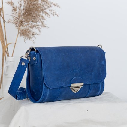Kožená crossbody kabelka strednej veľkosti od Ammyla