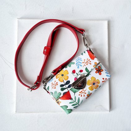 Kožená kabelka MiniMe Joy Meadow  kolekcia Joy