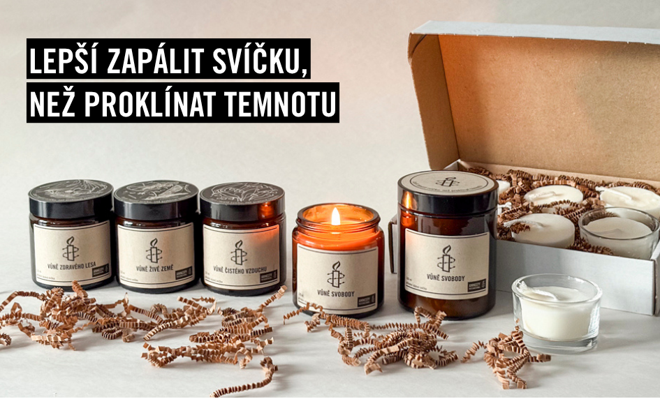 Svíčky Amnesty International