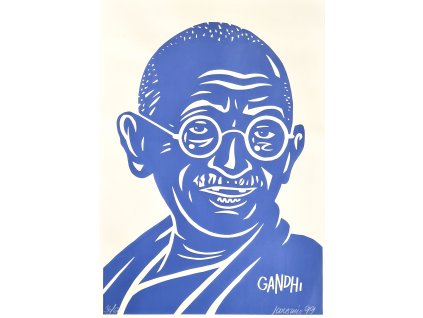 Jaromír99 Gandhi portrét