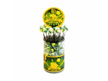 cbd lemon haze lollies display container canna91L