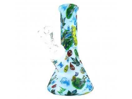 cartoon bong silicone blue