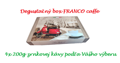 degustacny box FRANCO caffe