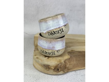 Kalíšek děkuji fialkový