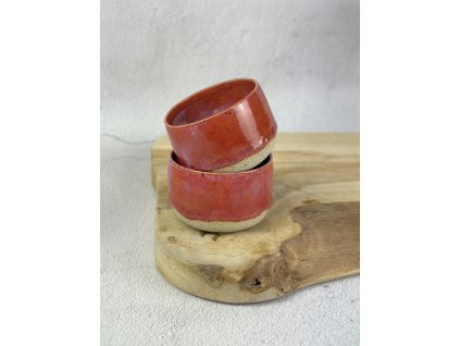 Kalíšek červeno růžový 200 ml