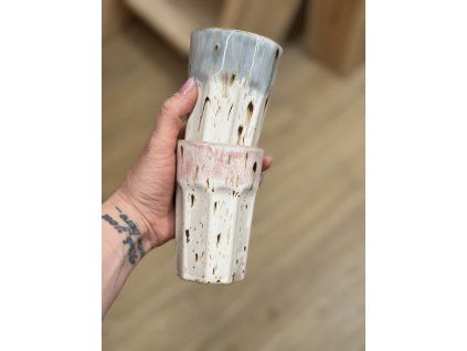 Sklenička růžová 300 ml